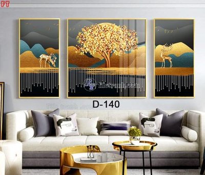 File in lụa File tranh bộ hiện đại D-140 (tân cổ điển) File tranh bộ hiện đại D-140