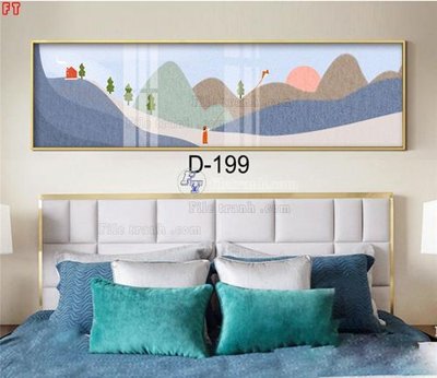 Tải file File tranh bộ hiện đại D-199 (gốc) làm tranh treo tường