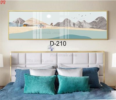 Tải file File tranh bộ hiện đại D-210 (gốc) làm tranh trang trí