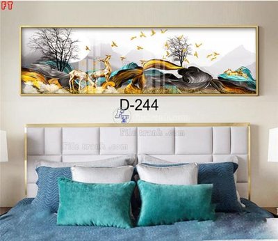 Download file gốc File tranh bộ hiện đại D-244 (in mica) trong suốt