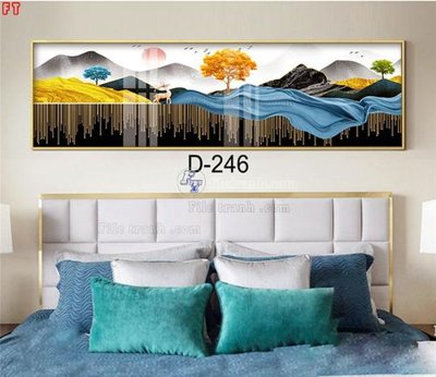 File tranh gốc PSD File tranh bộ hiện đại D-246 còn nguyên layer