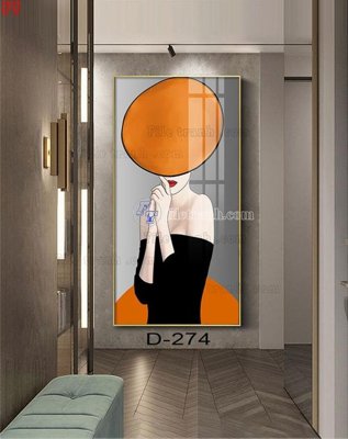 Tải file gốc in lụa File tranh bộ hiện đại D-274 siêu nét