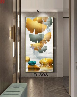 File tranh gốc in trần nhà File tranh bộ hiện đại D-303 3D