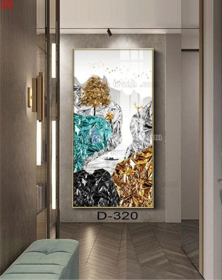File gốc File tranh bộ hiện đại D-320 (in mica) trang trí