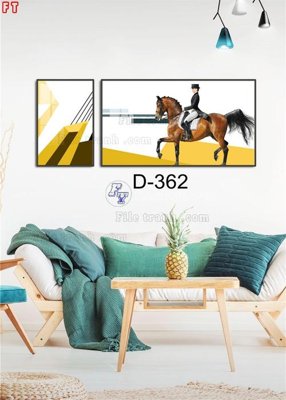 File in trần File tranh bộ hiện đại D-362 (file gốc) xuyên sáng