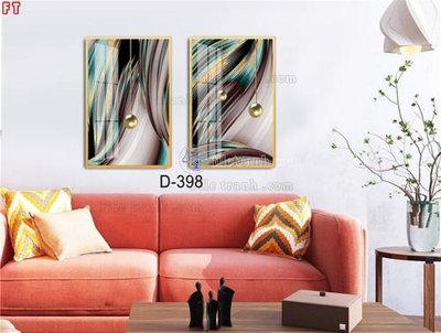 File in ấn chuyên nghiệp File tranh bộ hiện đại D-398 (file gốc)