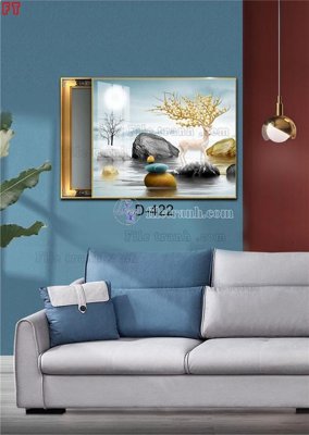 File tranh File tranh bộ hiện đại D-422 (file gốc) chuẩn màu in