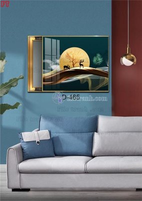 Tải file gốc File tranh bộ hiện đại D-465 (bản PSD) còn layer