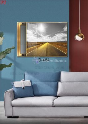 File gốc File tranh bộ hiện đại D-484 (trang trí) phòng ngủ