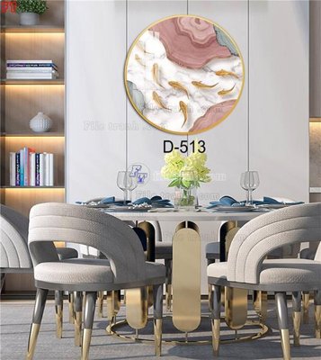 File gốc File tranh bộ hiện đại D-513 (in lụa) tranh mã đáo