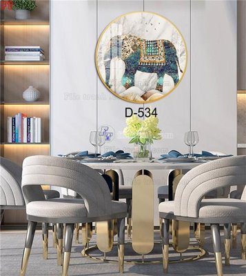 Download file File tranh bộ hiện đại D-534 (gốc) in mica đèn LED