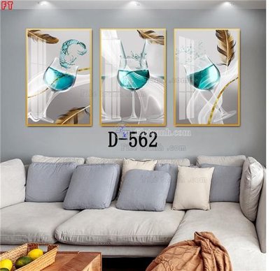 File gốc File tranh bộ hiện đại D-562 (in lụa) cao cấp