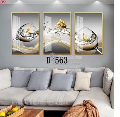 File gốc File tranh bộ hiện đại D-563 (in tráng gương) nghệ thuật