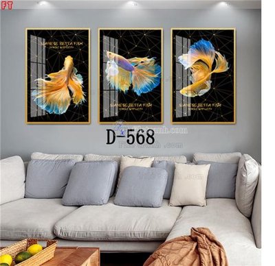 Download file gốc File tranh bộ hiện đại D-568 (in mica) trong suốt