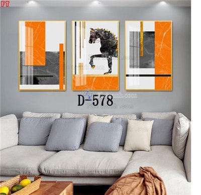 File gốc File tranh bộ hiện đại D-578 (in mica) làm bảng hiệu