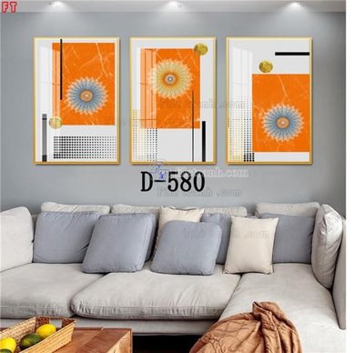 File tranh File tranh bộ hiện đại D-580 (bản gốc) in lụa 5D