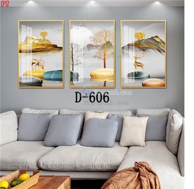 File in ấn File tranh bộ hiện đại D-606 (bản gốc) cao cấp