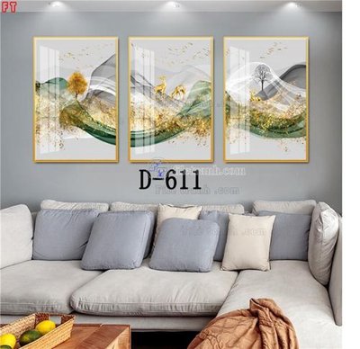 File tranh trang trí File tranh bộ hiện đại D-611 (file gốc)