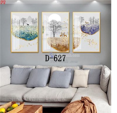 File tranh File tranh bộ hiện đại D-627 (gốc) in backlit film