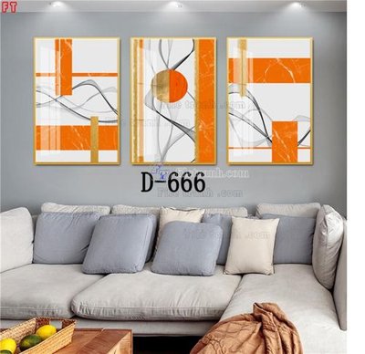 Download file gốc File tranh bộ hiện đại D-666 (in lụa) cao cấp