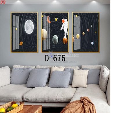 File tranh File tranh bộ hiện đại D-675 (ảnh gốc) sắc nét hoàn hảo