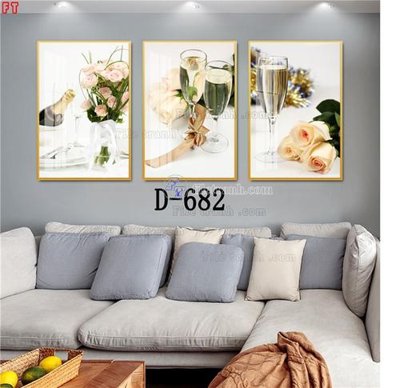 Hình ảnh file gốc in lụa File tranh bộ hiện đại D-682
