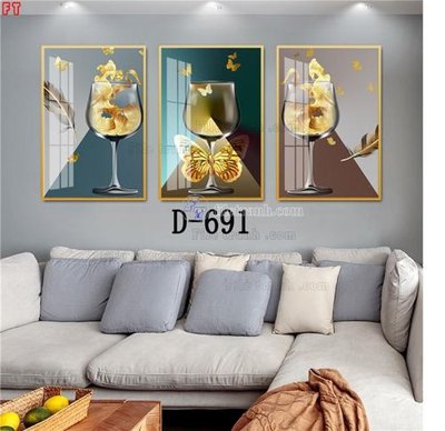 File tranh File tranh bộ hiện đại D-691 (gốc) phong cách tối giản