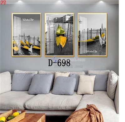 Download file File tranh bộ hiện đại D-698 (gốc) in mica đèn LED