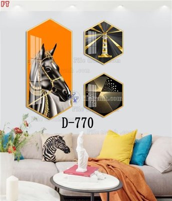 Tải file gốc File tranh bộ hiện đại D-770 (bản PSD) gốc