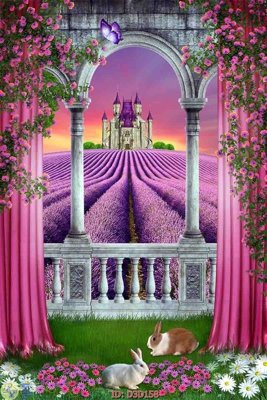 File in trần File lối vào D3D158 (bản gốc 3D) sống động