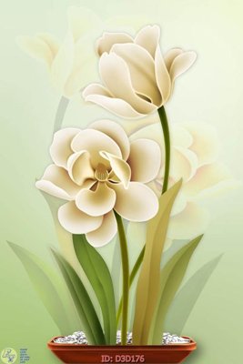 File tranh File lối vào D3D176 (bản gốc) in lụa 3D