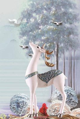 File tranh File lối vào D3D289 -1 (bản gốc) trang trí văn phòng