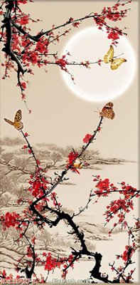 File tranh gốc PSD File tranh đứng lối vào D3D427 còn nguyên layer