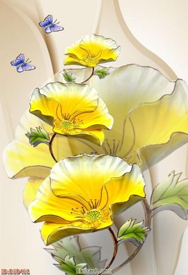 Tải file gốc File tranh đứng lối vào D3D461 (bản PSD) còn layer