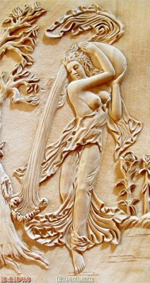 File gốc File tranh đứng lối vào D3D468 (in tráng gương) sang trọng