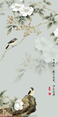 File tranh File tranh đứng lối vào D3D483 (ảnh gốc) in trần xuyên sáng