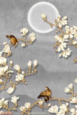 Chi tiết file tranh tráng gương File tranh đứng lối vào D3D492 (ảnh gốc)