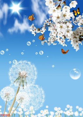 File gốc File tranh đứng lối vào D3D535 (in lụa) chi tiết cao