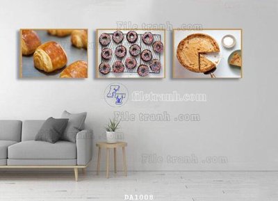 File gốc File tranh phòng ăn đồ ăn nhanh DA1008 (in tráng gương) nghệ thuật