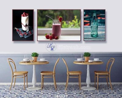 File in mica File tranh phòng ăn đồ ăn nhanh DA1027 (ảnh gốc) đẹp