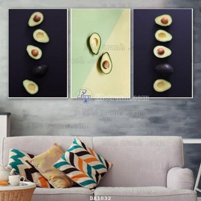 Download file gốc File tranh phòng ăn đồ ăn nhanh DA1032 (in lụa) cao cấp