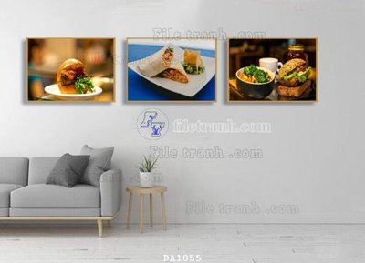 File gốc File tranh phòng ăn đồ ăn nhanh DA1055 (dành cho trang trí nội thất)