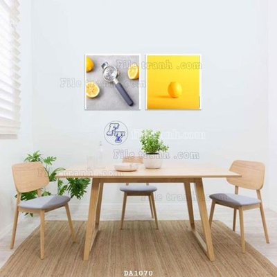 File in trần File tranh phòng ăn đồ ăn nhanh DA1070 (bản gốc 3D) sống động