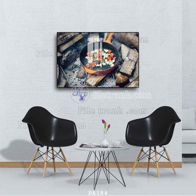 File gốc File tranh phòng ăn đồ ăn nhanh DA184 (ảnh chi tiết) để in ấn