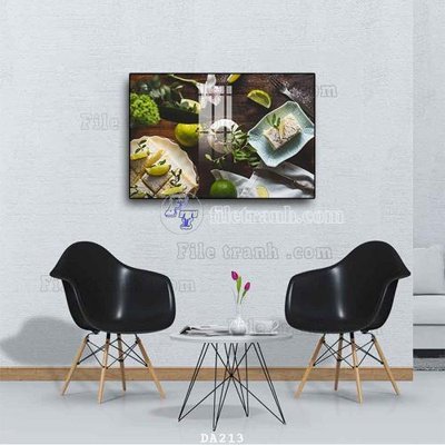 File in ấn cao cấp File tranh phòng ăn đồ ăn nhanh DA213 (file gốc)