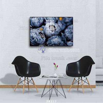 File tranh File tranh phòng ăn đồ ăn nhanh DA217 (gốc) phong cách tối giản