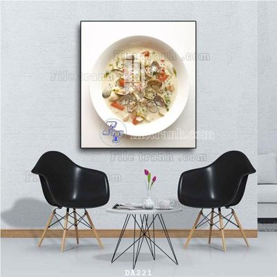 Mua file gốc File tranh phòng ăn đồ ăn nhanh DA221 (PSD) tại Filetranh.com