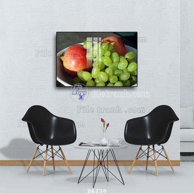 File tranh File tranh phòng ăn đồ ăn nhanh DA238 (gốc) phong cách tối giản