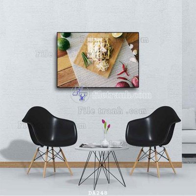 Tải file gốc File tranh phòng ăn đồ ăn nhanh DA248 (in bạt) quảng cáo