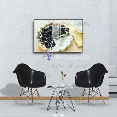 File gốc File tranh phòng ăn đồ ăn nhanh DA268 (phong cách) cổ điển